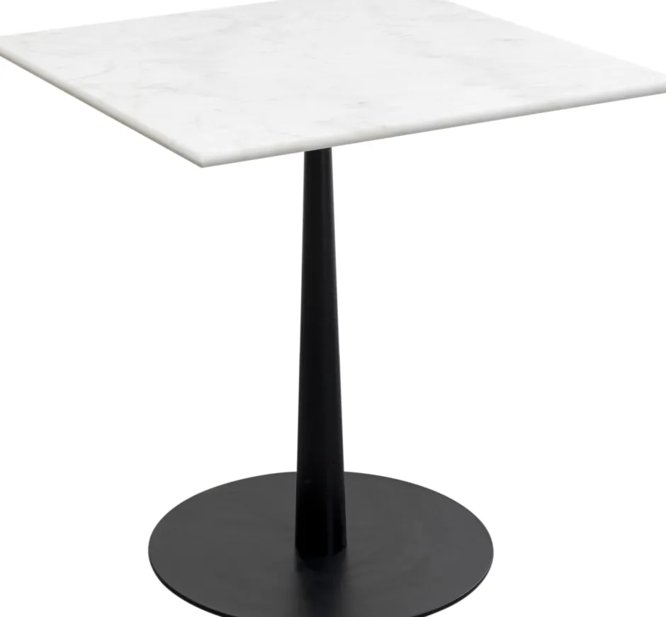 KARE Bistrotisch Capri Weiß 70x70cm