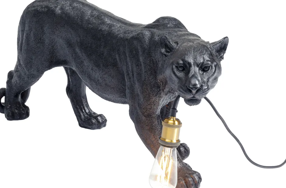 KARE Bodenleuchte Animal Bagheera 40cm