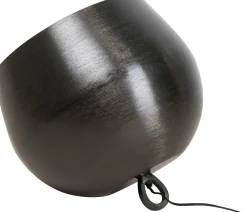 KARE Bodenleuchte Apollon Smooth Schwarz Ø50cm