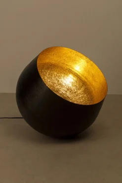 KARE Bodenleuchte Apollon Smooth Schwarz Ø50cm