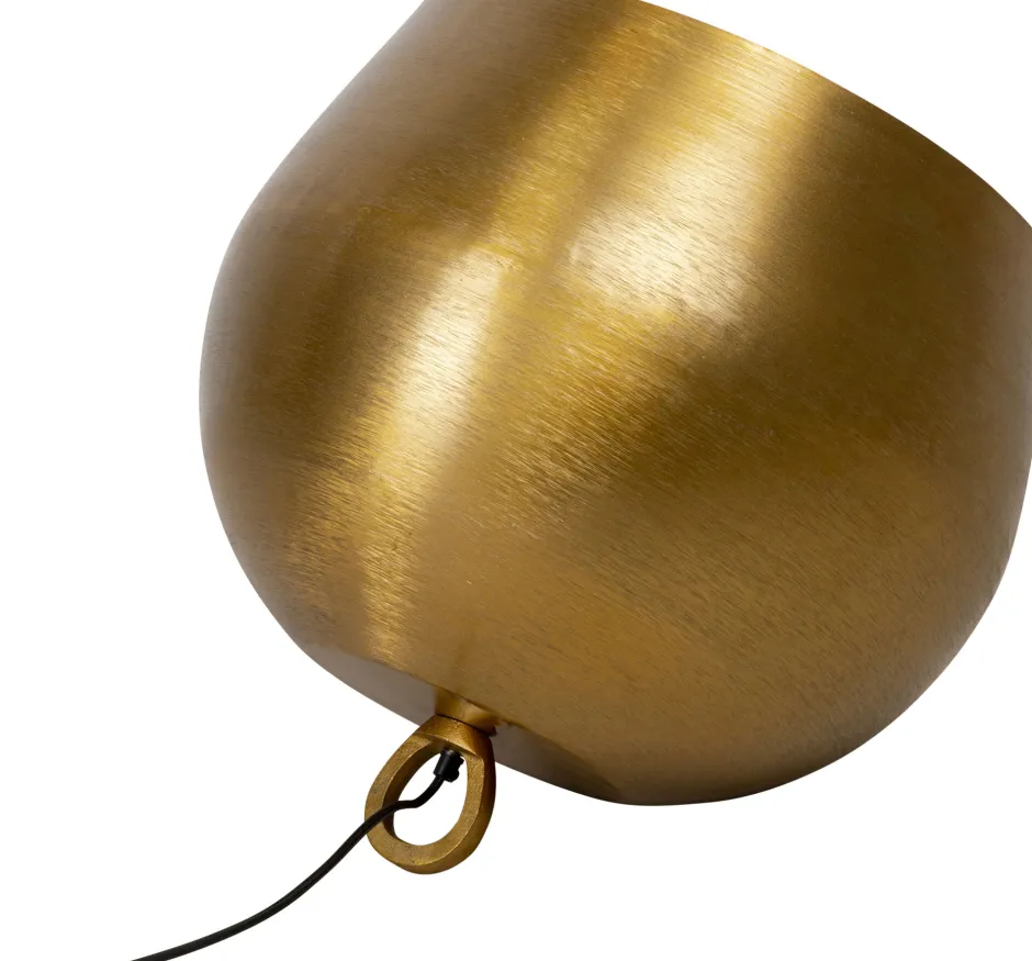 KARE Bodenleuchte Apollon Smooth Gold Ø50cm