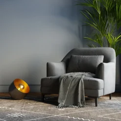 KARE Bodenleuchte Apollon Smooth Schwarz Ø28cm