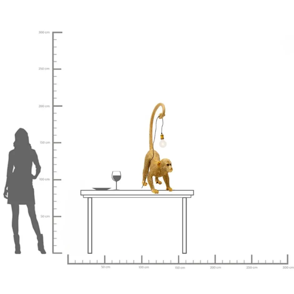 KARE Bodenleuchte Monkey Dance 120cm
