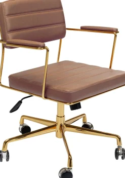KARE Bürostuhl Dottore Braun