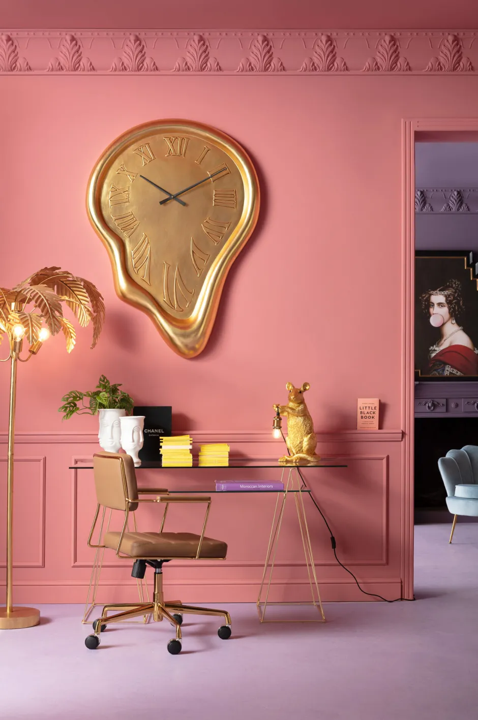 KARE Bürostuhl Dottore Braun