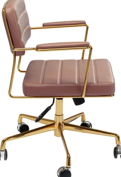 KARE Bürostuhl Dottore Braun