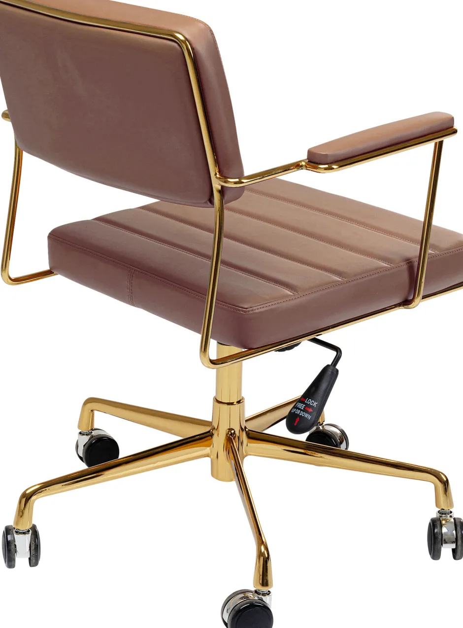 KARE Bürostuhl Dottore Braun