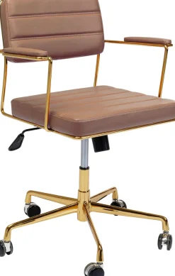 KARE Bürostuhl Dottore Braun