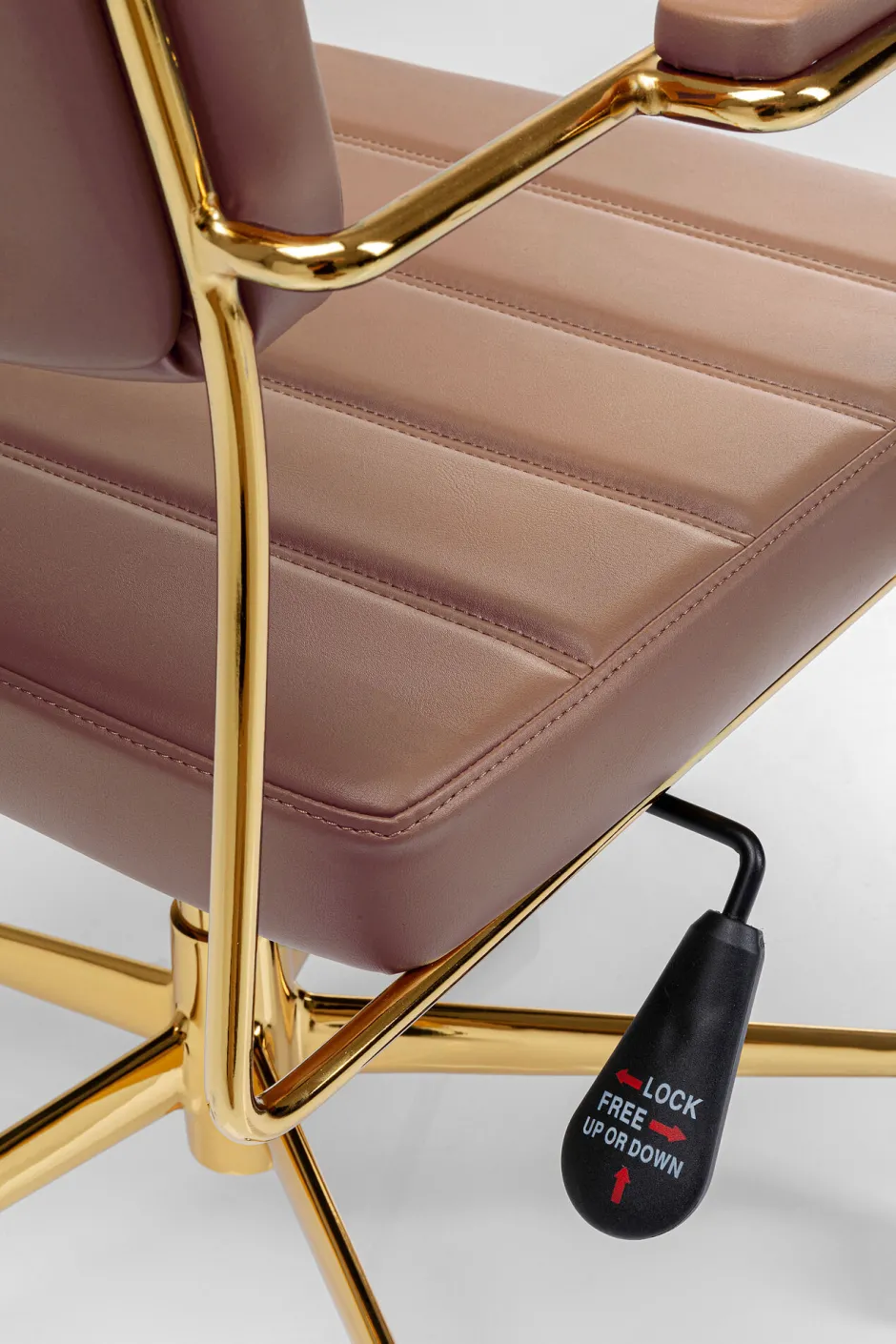 KARE Bürostuhl Dottore Braun