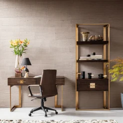 KARE Bürostuhl Labora Braun