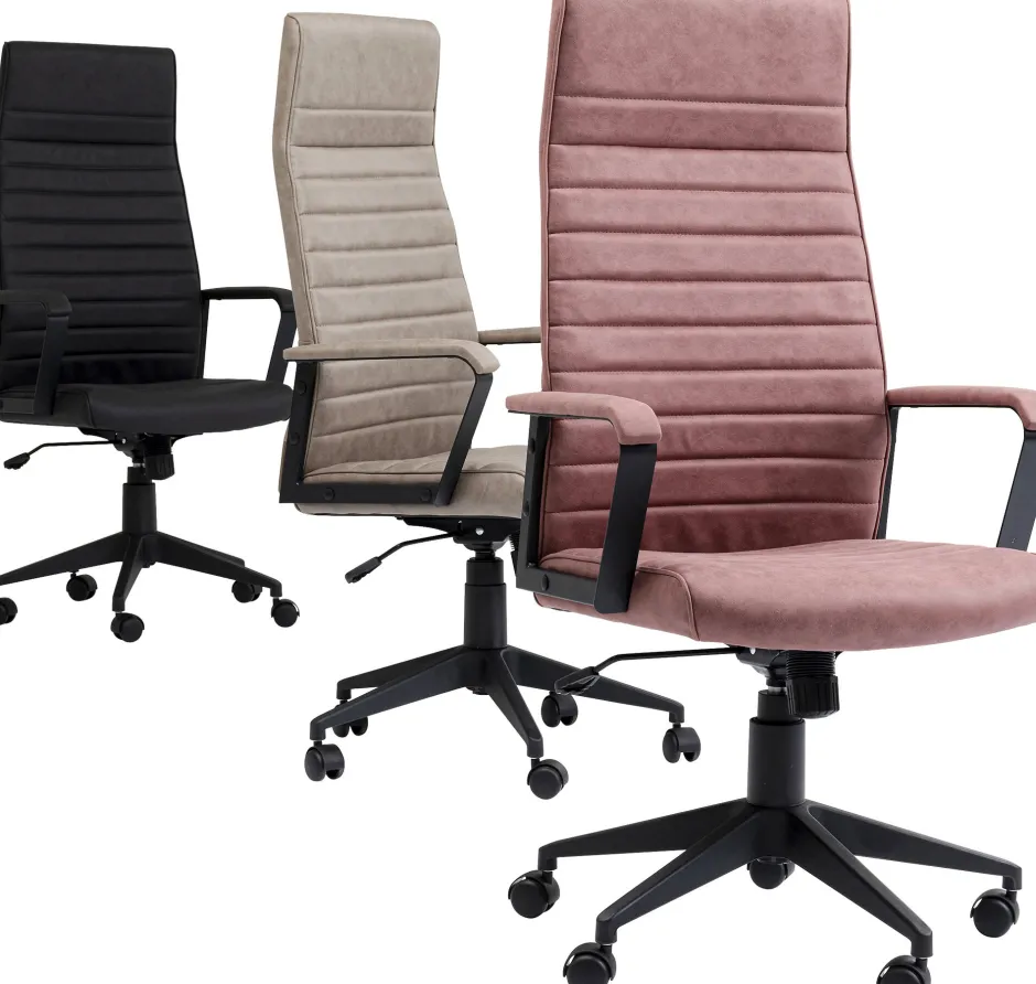 KARE Bürostuhl Labora High Pebble