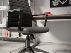 KARE Bürostuhl Labora High Schwarz