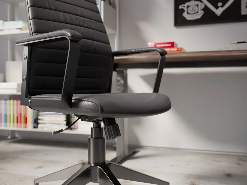 KARE Bürostuhl Labora High Schwarz