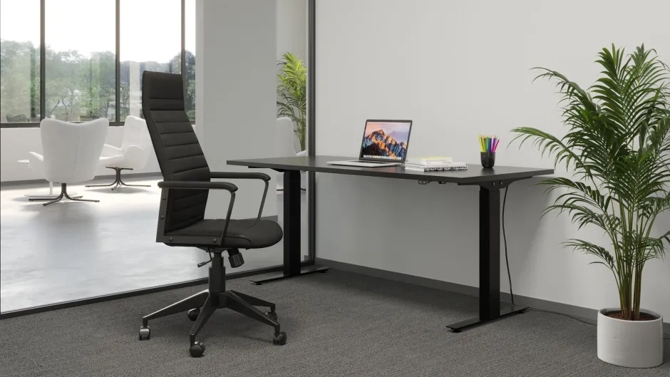 KARE Bürostuhl Labora High Schwarz