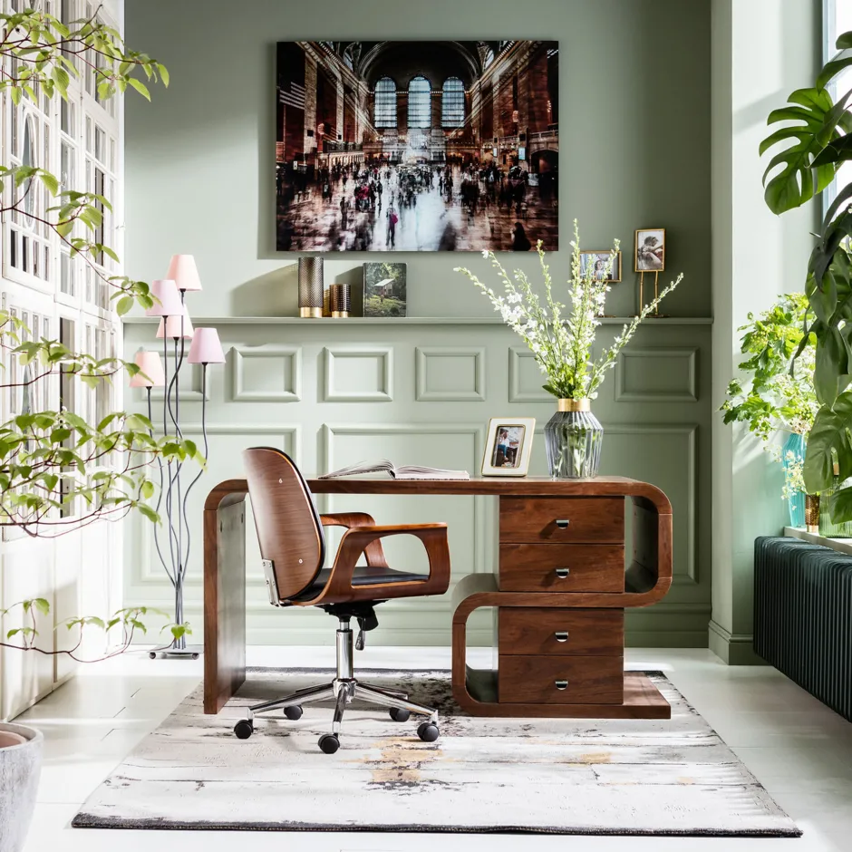 KARE Bürostuhl Patron Walnut