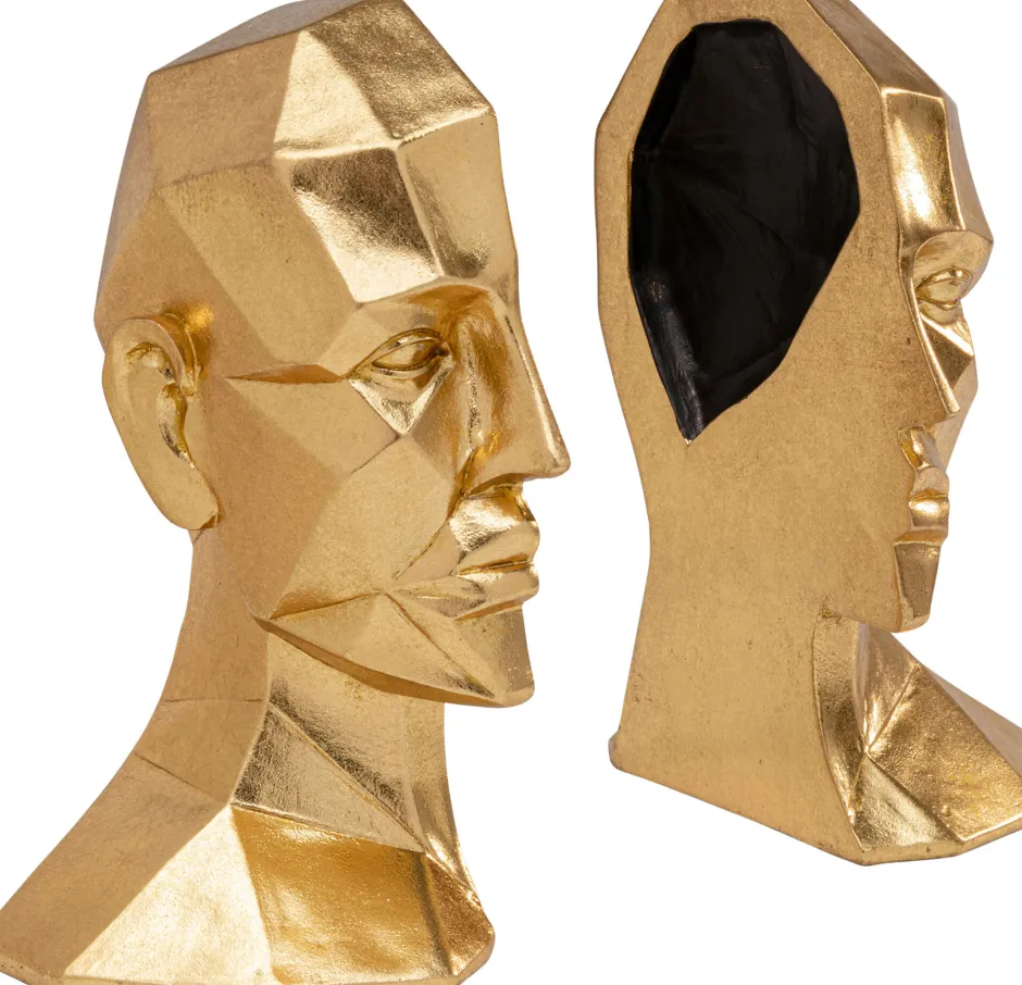 KARE Buchstütze Face (2/Set)