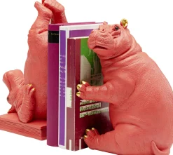KARE Buchstütze Hippo Pink (2/Set)