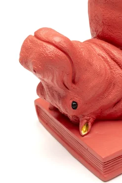 KARE Buchstütze Hippo Pink (2/Set)