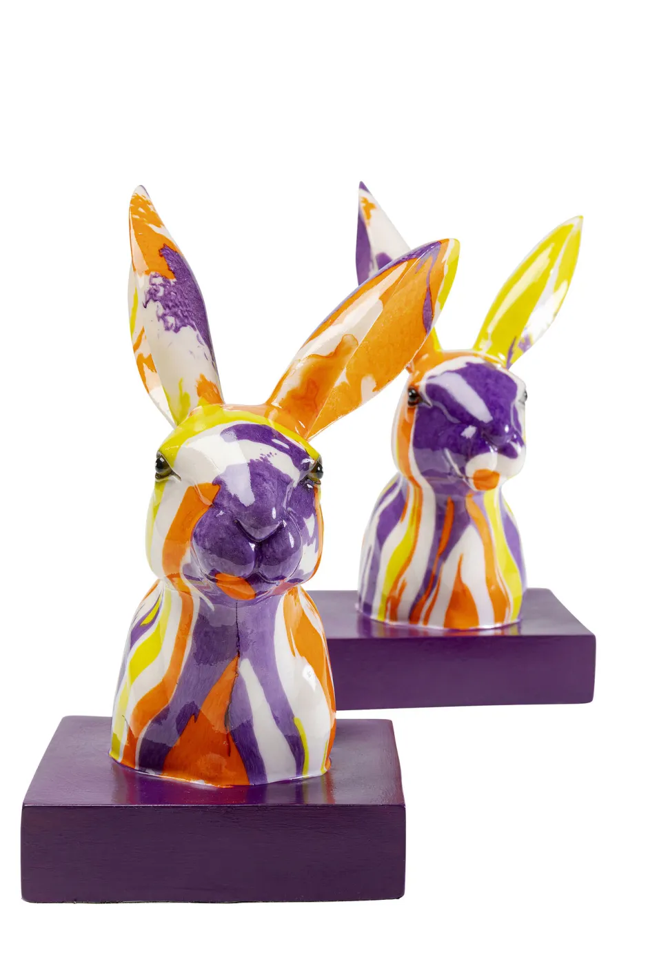 KARE Buchstütze Rabbit Holi (2/Set)