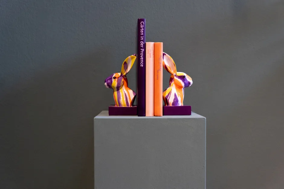 KARE Buchstütze Rabbit Holi (2/Set)