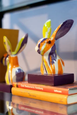 KARE Buchstütze Rabbit Holi (2/Set)