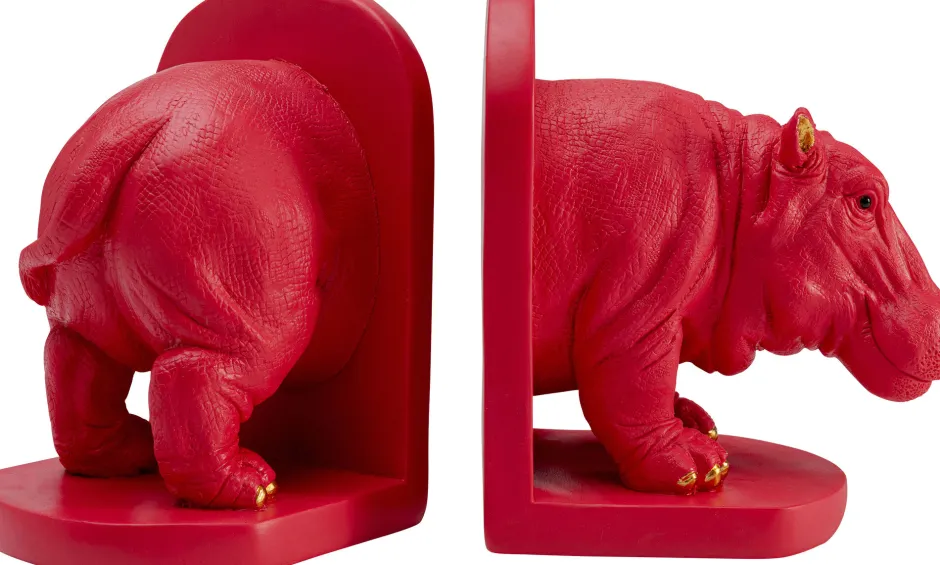 KARE Buchstütze Rhino Party (2/Set)