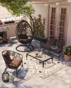 KARE Couchtisch Tiki Schwarz