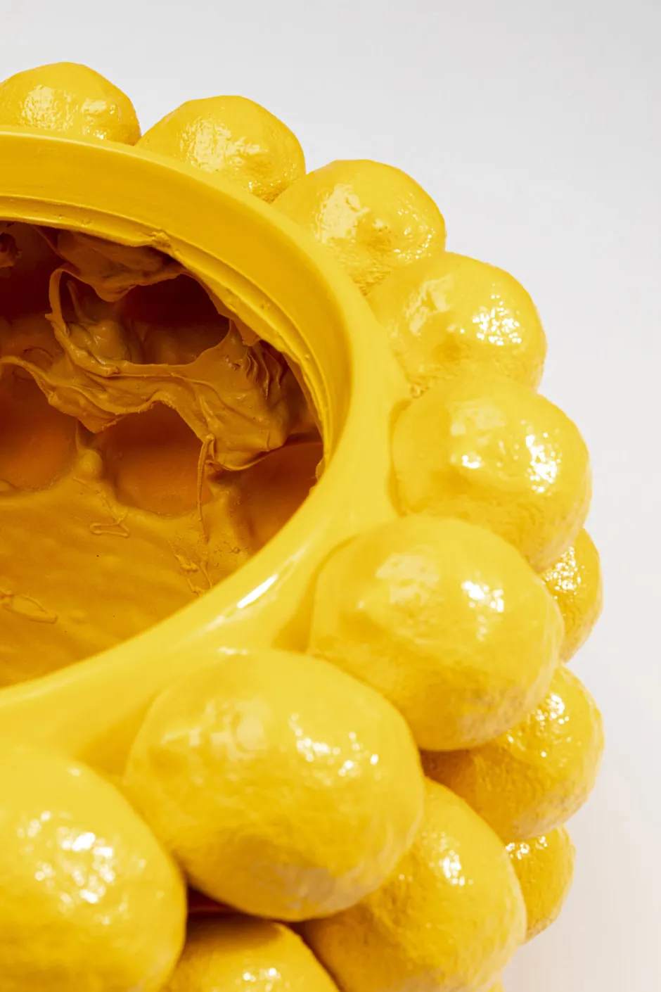 KARE Deko Übertopf Lemon Juice 22cm