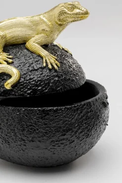 KARE Deko Dose Avocado Lizard 15cm