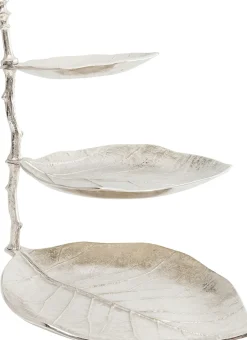 KARE Deko Etagere Leaf Silber