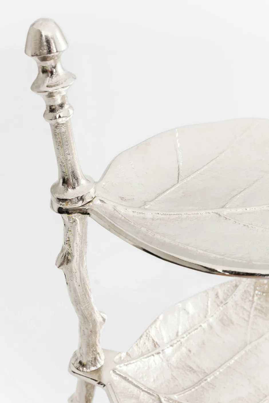 KARE Deko Etagere Leaf Silber