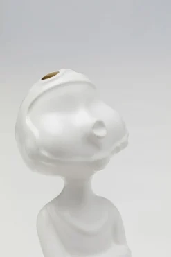 KARE Deko Figur Ball Girl Weiß 29cm