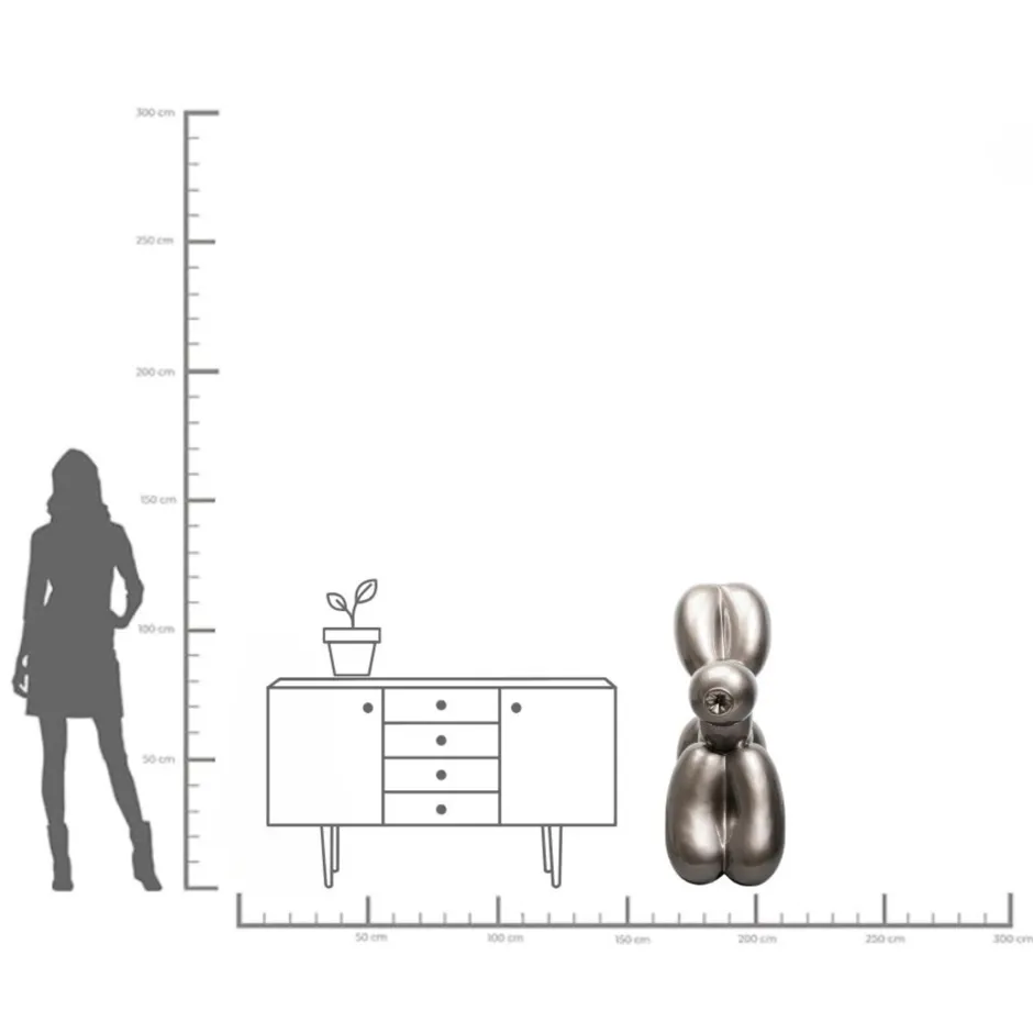 KARE Deko Figur Balloon Dog 118cm