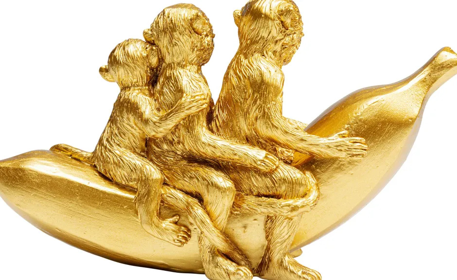 KARE Deko Figur Banana Ride 12cm