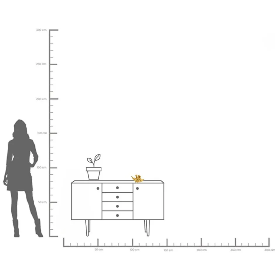 KARE Deko Figur Banana Ride 12cm