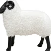 KARE Deko Figur Bathilde Ram Weiß 78cm
