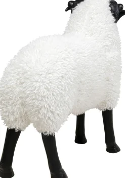 KARE Deko Figur Bathilde Ram Weiß 78cm