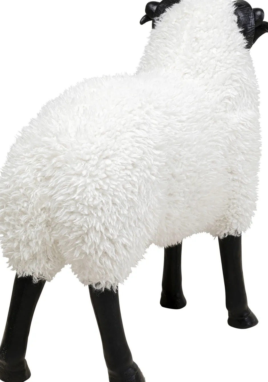 KARE Deko Figur Bathilde Ram Weiß 78cm
