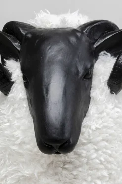 KARE Deko Figur Bathilde Ram Weiß 78cm