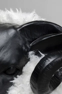 KARE Deko Figur Bathilde Ram Weiß 78cm