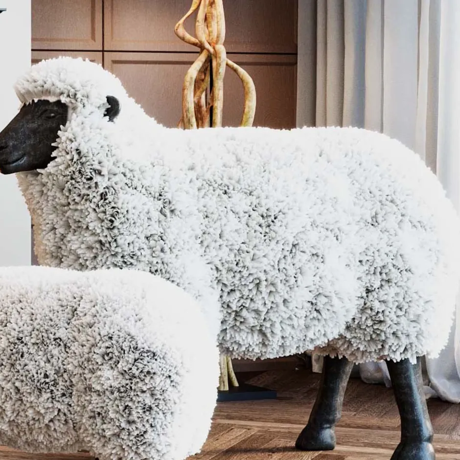 KARE Deko Figur Bathilde Weiß 73cm