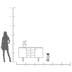 KARE Deko Figur Bathilde Weiß 48cm