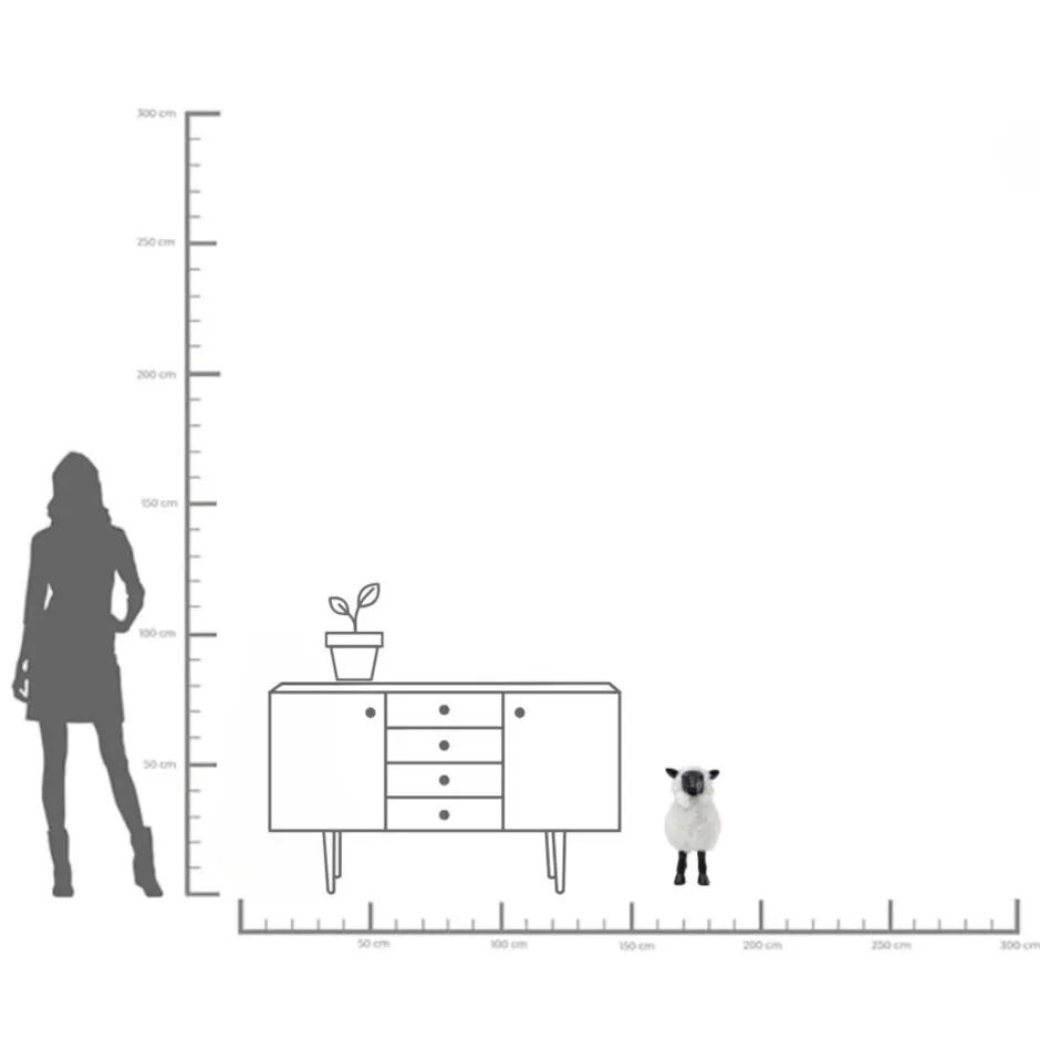 KARE Deko Figur Bathilde Weiß 48cm