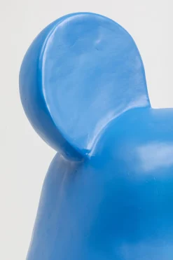 KARE Deko Figur Bear Blau 101cm