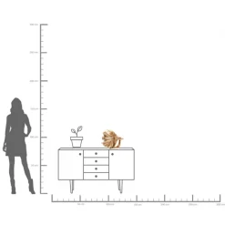 KARE Deko Figur Betta Fish Gold Klein