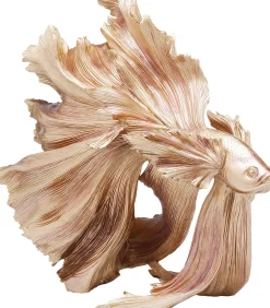 KARE Deko Figur Betta Fish Gold