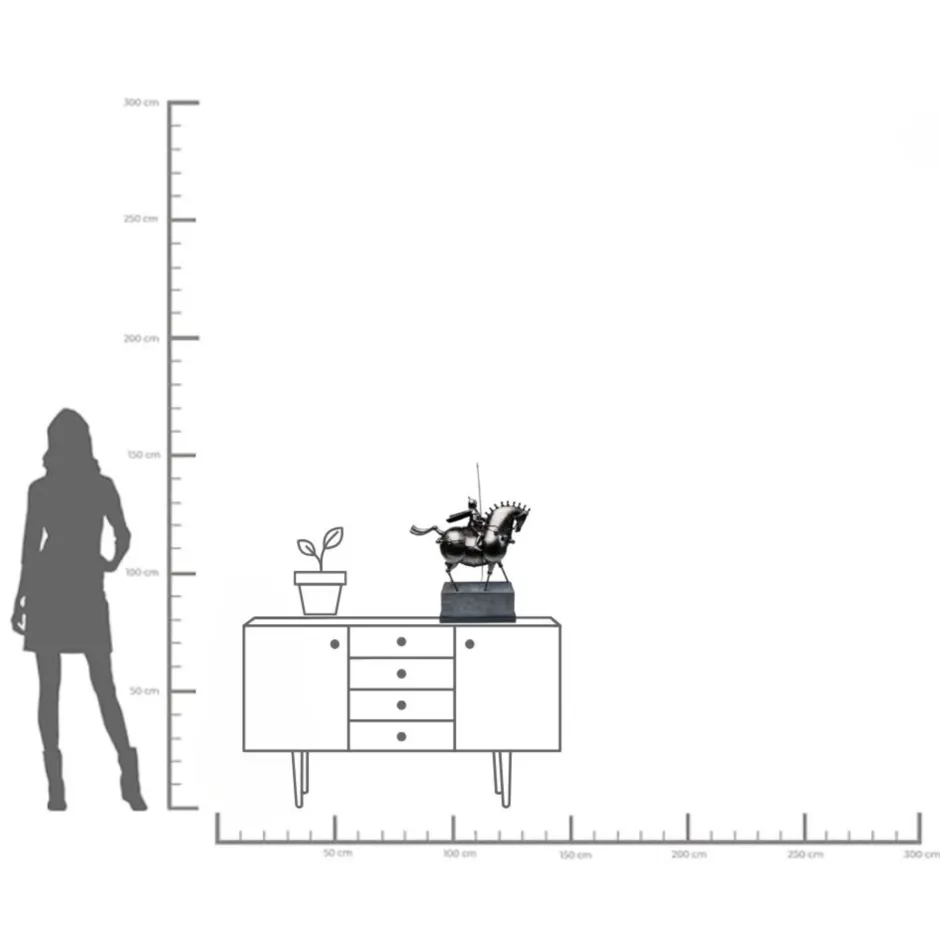 KARE Deko Figur Black Knight