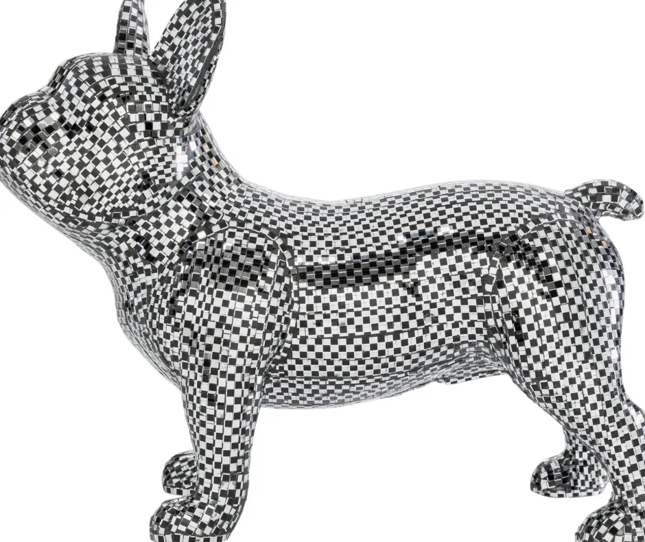 KARE Deko Figur Bulldog Disco 36cm