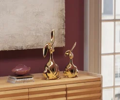 KARE Deko Figur Bunny Gold 37cm