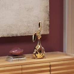 KARE Deko Figur Bunny Gold 52cm